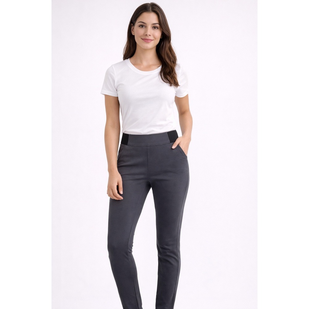 Simply Vera Vera Wang Leggings Women Small Gray Excellent Minimalist‎ Office